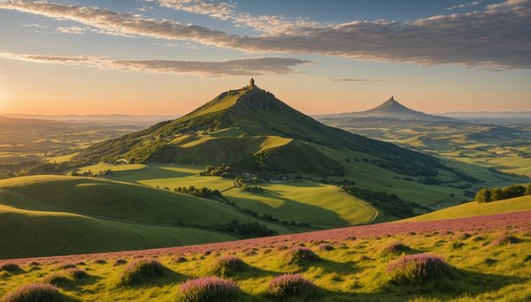 Séjour volcans auvergne guide : paysages