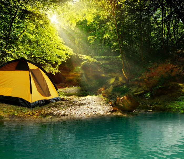 Camper dans la nature
